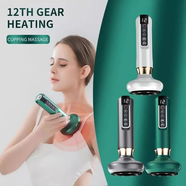 Electric Heating Bian Stone Warm Therapy Massage Tool for Relaxation & Pain Relief