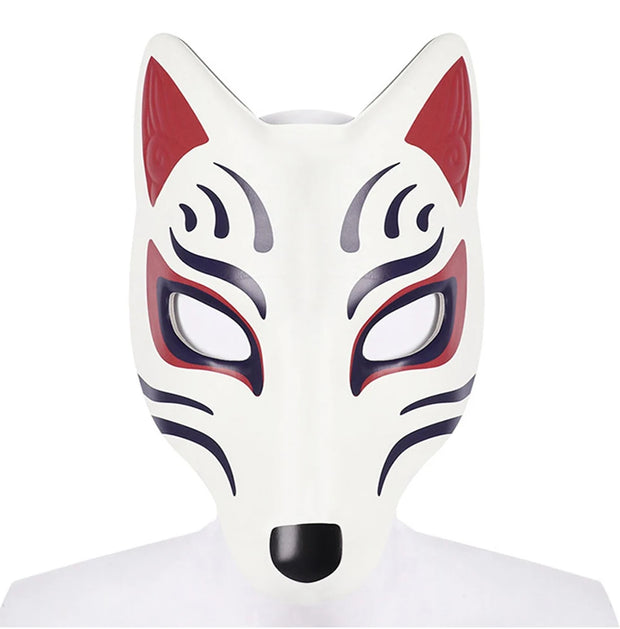 DIY PU Leather Fox Cosplay Mask