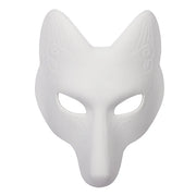 DIY PU Leather Fox Cosplay Mask