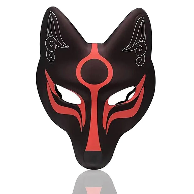 DIY PU Leather Fox Cosplay Mask