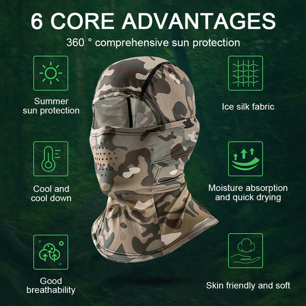 Cycling Balaclava UV Face Mask