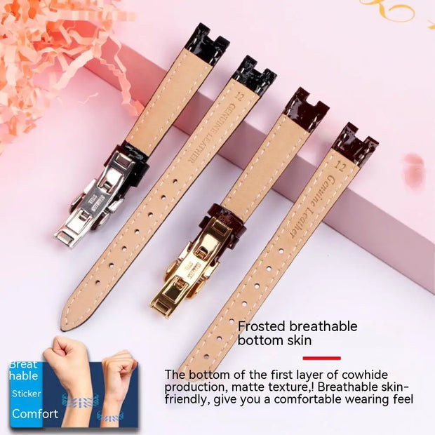 Women's Concave Leather Watch
