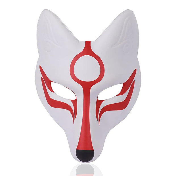 DIY PU Leather Fox Cosplay Mask